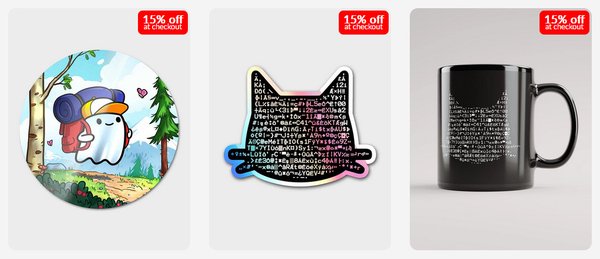 15% sale in the Loading Artist shop!